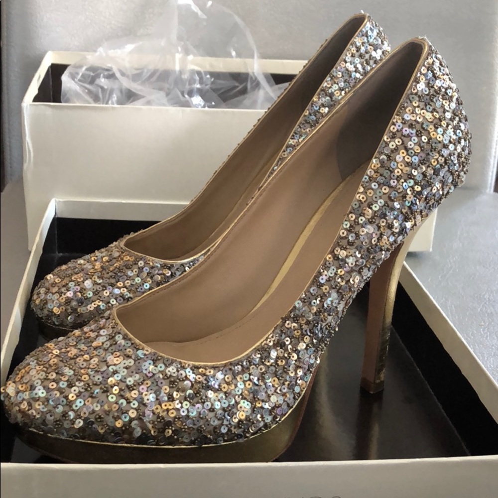 Joan & David platform heels